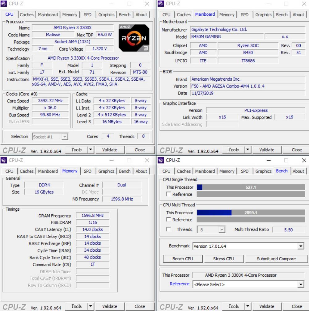 R3 3300X和R3 3100评测对比