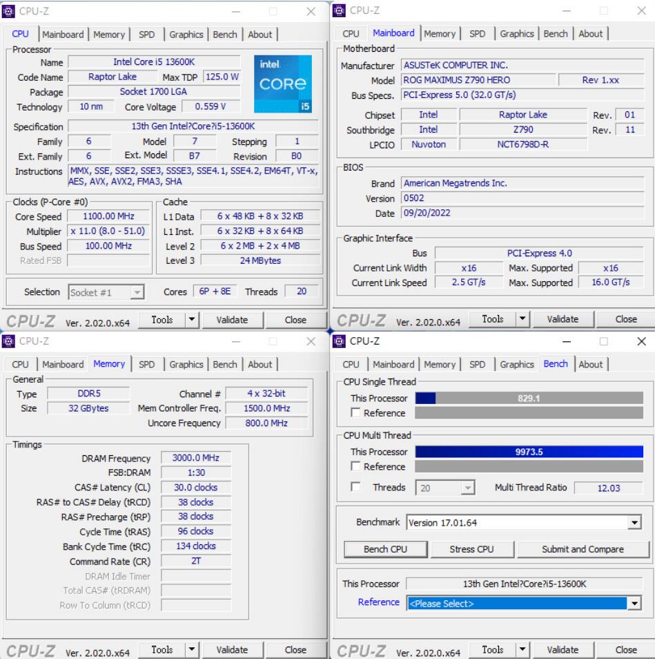 i9 13900K、i7 13700K和i5 13600K评测对比