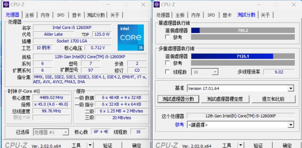 R5 7600X和i5 12600KF哪个好？差多少？