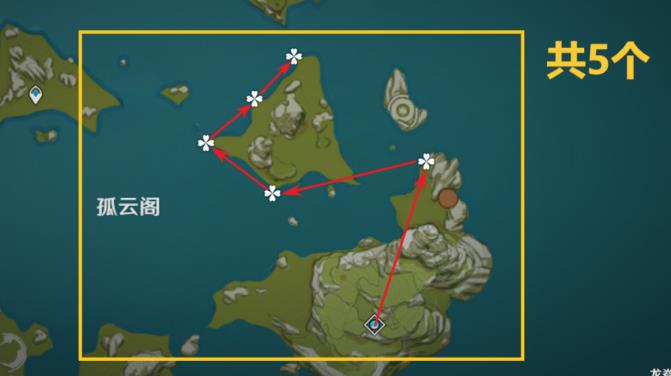原神3.5星螺位置分布