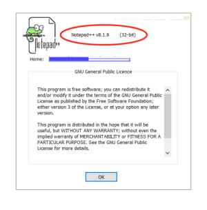Notepad++怎么查看版本号 Notepad++怎么查看版本号