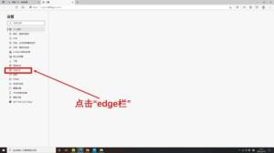 Microsoft Edge浏览器怎么打开edge栏 Microsoft Edge浏览器怎么打开edge栏