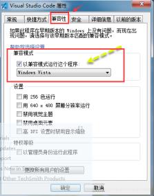 vscode窗口兼容模式怎么运行 vscode窗口兼容模式怎么运行
