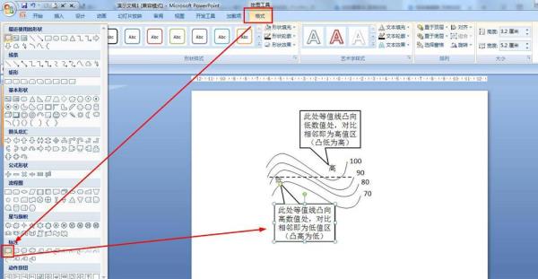 ppt怎么画等温线的凸向图解课件 ppt怎么画等温线的凸向图解课件