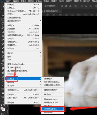 ps如何切换条件模式 ps如何切换条件模式