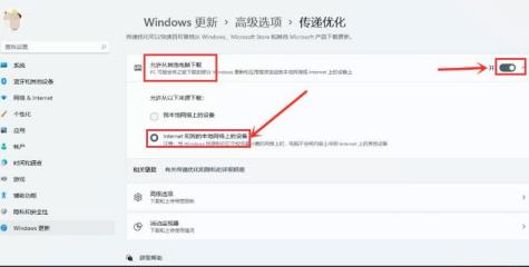 Windows11怎么开启传递优化功能 Windows11怎么开启传递优化功能