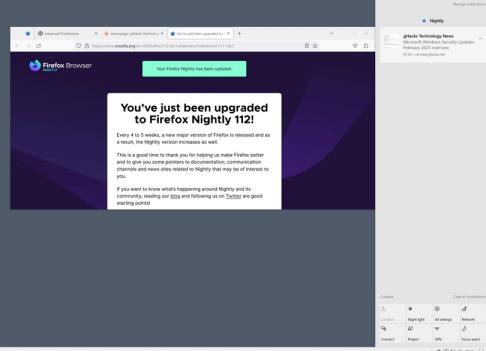 火狐浏览器 Firefox 111 发布,支持微软 Win11/10 原生系统通知 火狐浏览器 Firefox 111 发布,支持微软 Win11/10 原生系统通知