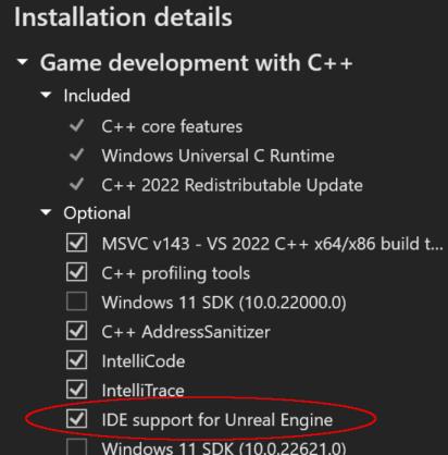 Visual Studio 2022 已集成虚幻引擎支持 Visual Studio 2022 已集成虚幻引擎支持