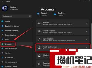 Win11如何切换账户类型？Win11切换账户类型的方法