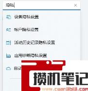 Win11如何进行隐私设置？Win11隐私设置的方法