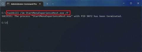 win11系统重新启动开始菜单的方法方法