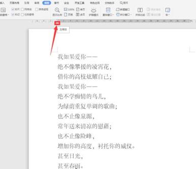 Word如何使用标尺功能 Word如何使用标尺功能