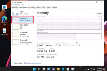 如何在Windows11上检查RAM内存