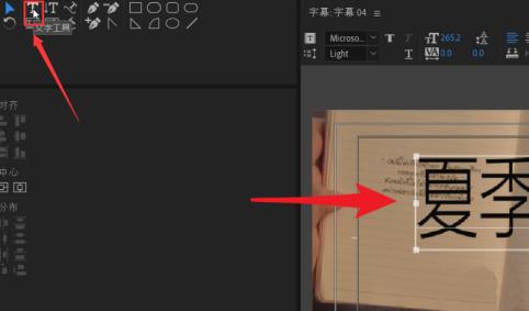 pr怎么将文字填充风景画纹理 pr怎么将文字填充风景画纹理