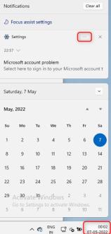 Win11系统管理和优先处理通知的方法