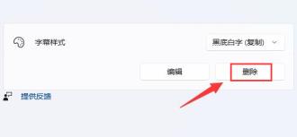 如何删除字幕样式