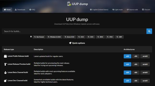 UUP转储下载Win11ISO操作系统的技巧
