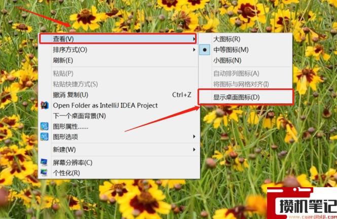 win8桌面图标消失