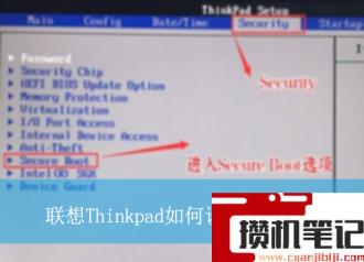 联想Thinkpad如何设置U盘启动？