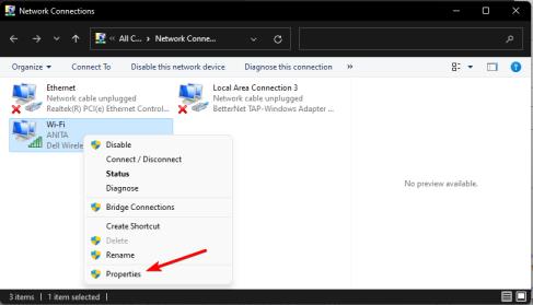 Win11系统出现Wi-Fi没有有效IP配置错误怎么解决