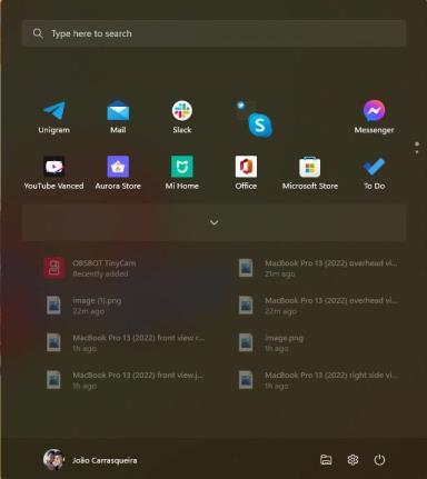 Win1122H2如何创建开始菜单文件夹