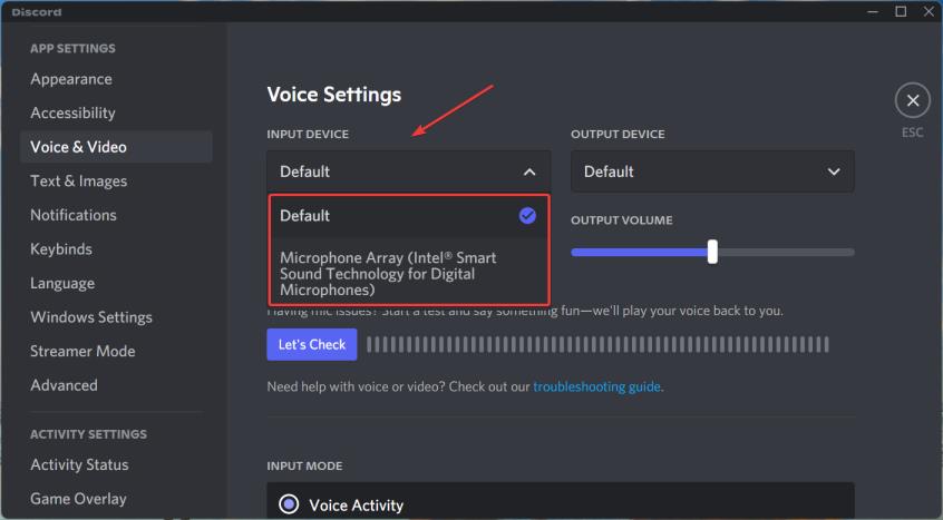 Win11系统下Discord麦克风不起作用怎么解决
