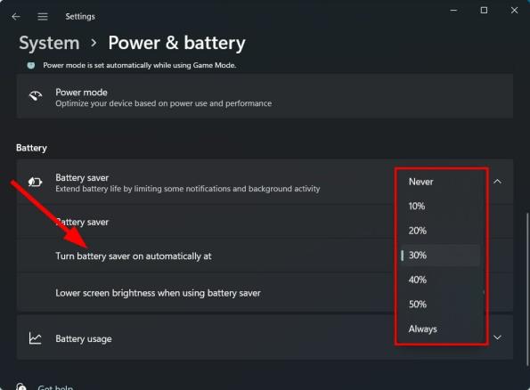 Win11系统打开省电模式的步骤是什么