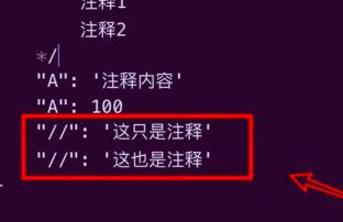 json怎么注释