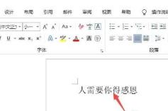 word从中间打字覆盖后面的字解决步骤
