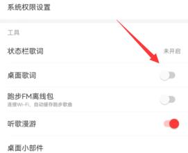 网易云桌面歌词怎么开