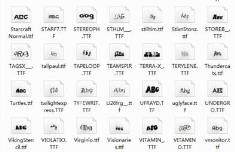 把字体导入ps方法