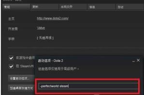 dota2国服启动项设置方法
