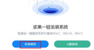 浆果一键装机怎么在线装机