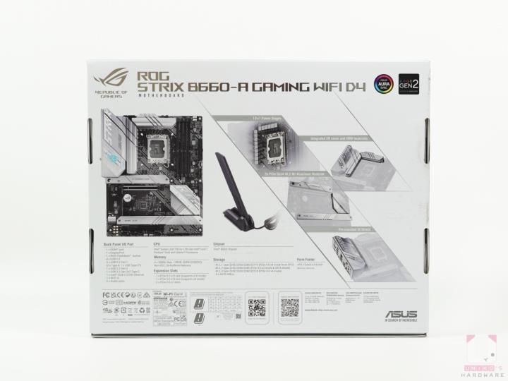 ROG STRIX B660-A GAMING WIFI D4 主机板开箱评测