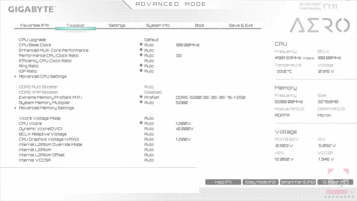 GIGABYTE Z690 AERO G DDR5 主机板开箱评测