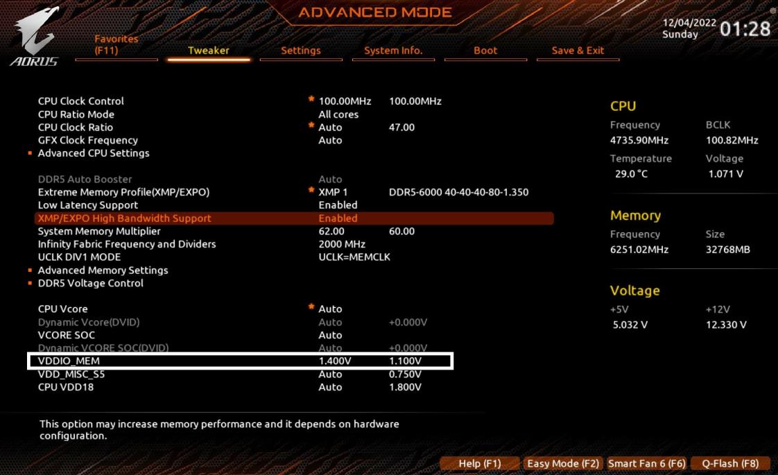实测技嘉独家的 DDR5 EXPO HIGH BANDWIDTH & LOW LATENCY 技术