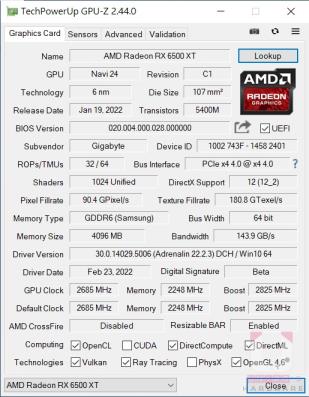 GIGABYTE RTX 3050 GAMING OC & RX 6500 XT GAMING OC 显示卡评测开箱