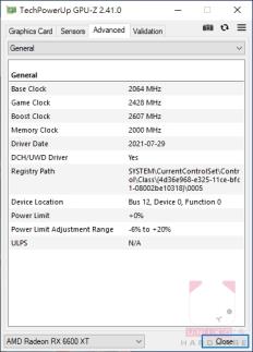 ROG Strix Radeon RX 6600 XT OC 显示卡评测开箱