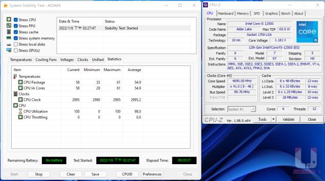 Intel Core i5-12500 性能测试，搭配 ROG STRIX B660-A GAMING WIFI D4
