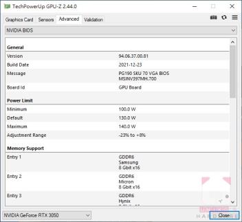 MSI GEFORCE RTX 3050 GAMING X 8G 显示卡评测开箱
