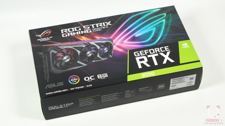 ROG STRIX RTX 3050 O8G GAMING 显示卡评测开箱