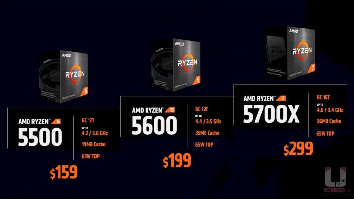 AMD R7 5700X 和 R5 5600 效能评测开箱