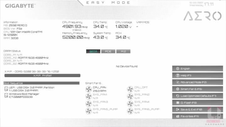 GIGABYTE Z690 AERO G DDR5 主机板开箱评测