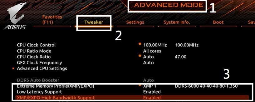 实测技嘉独家的 DDR5 EXPO HIGH BANDWIDTH & LOW LATENCY 技术