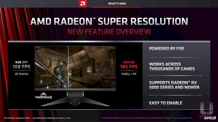 AMD Radeon Super Resolution RSR 测试动手玩，同时窥看未来的 FSR 2.0 技术