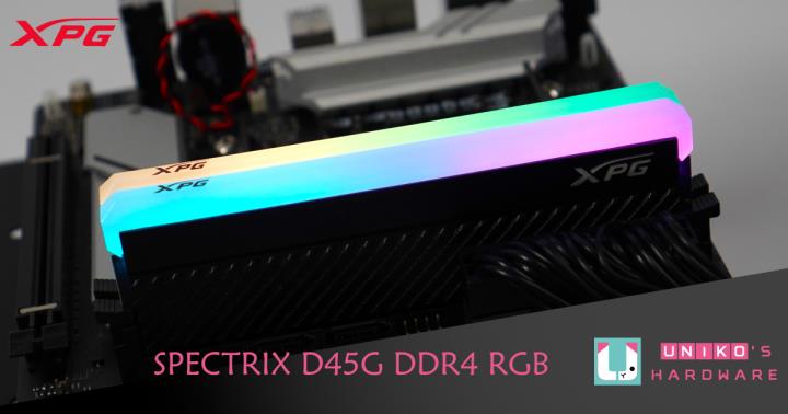 轻鬆超频到 3800！XPG SPECTRIX D45G PRO DDR4 RGB 电竞记忆体评测开箱