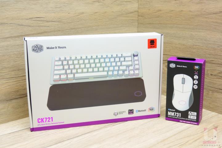 Cooler Master MM731 & CK721 三模键盘滑鼠开箱