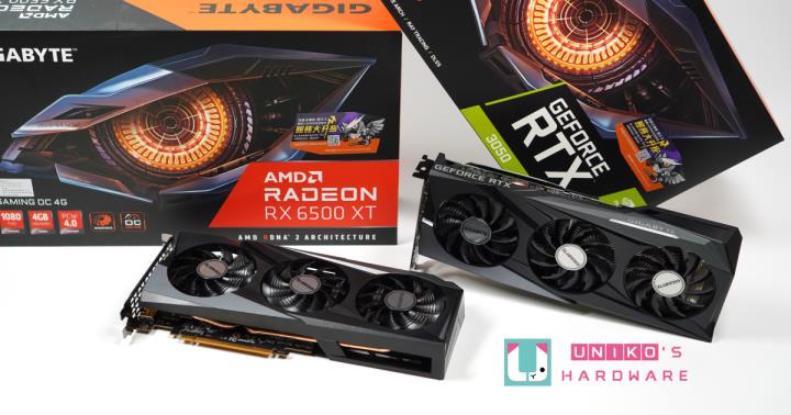 GIGABYTE RTX 3050 GAMING OC & RX 6500 XT GAMING OC 显示卡评测开箱
