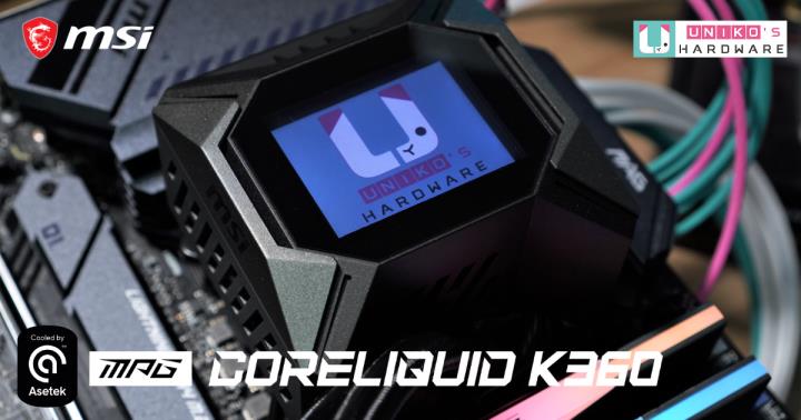 MSI MPG CORELIQUID K360 一体式水冷散热器评测开箱