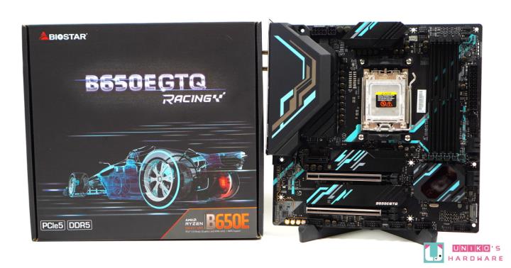 BIOSTAR RACING B650EGTQ 主机板开箱评测